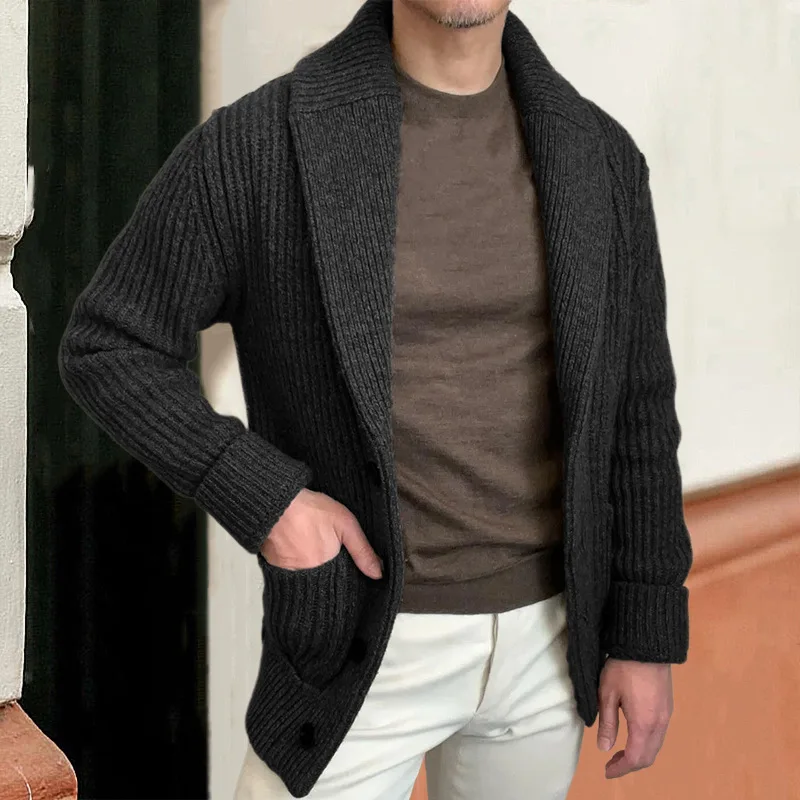 Down Jacket Packable - Maglioni da uomo Cardigan Risvolto Manica