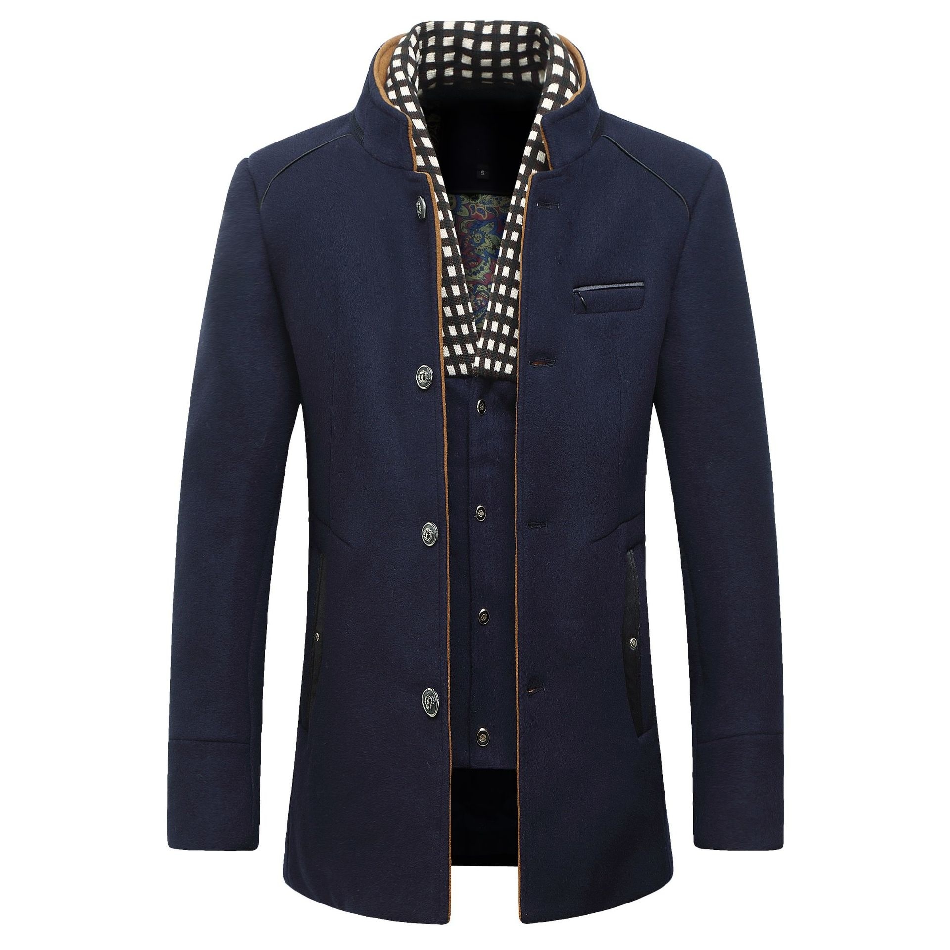 Wool Coat Peacoat - Giacca di lana da uomo alla