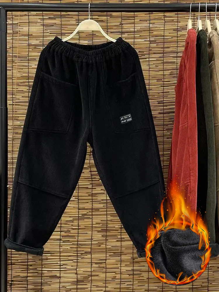 Casual Plus Velvet Womens Hare - Corduroy Pant Warm recensione e prezzo