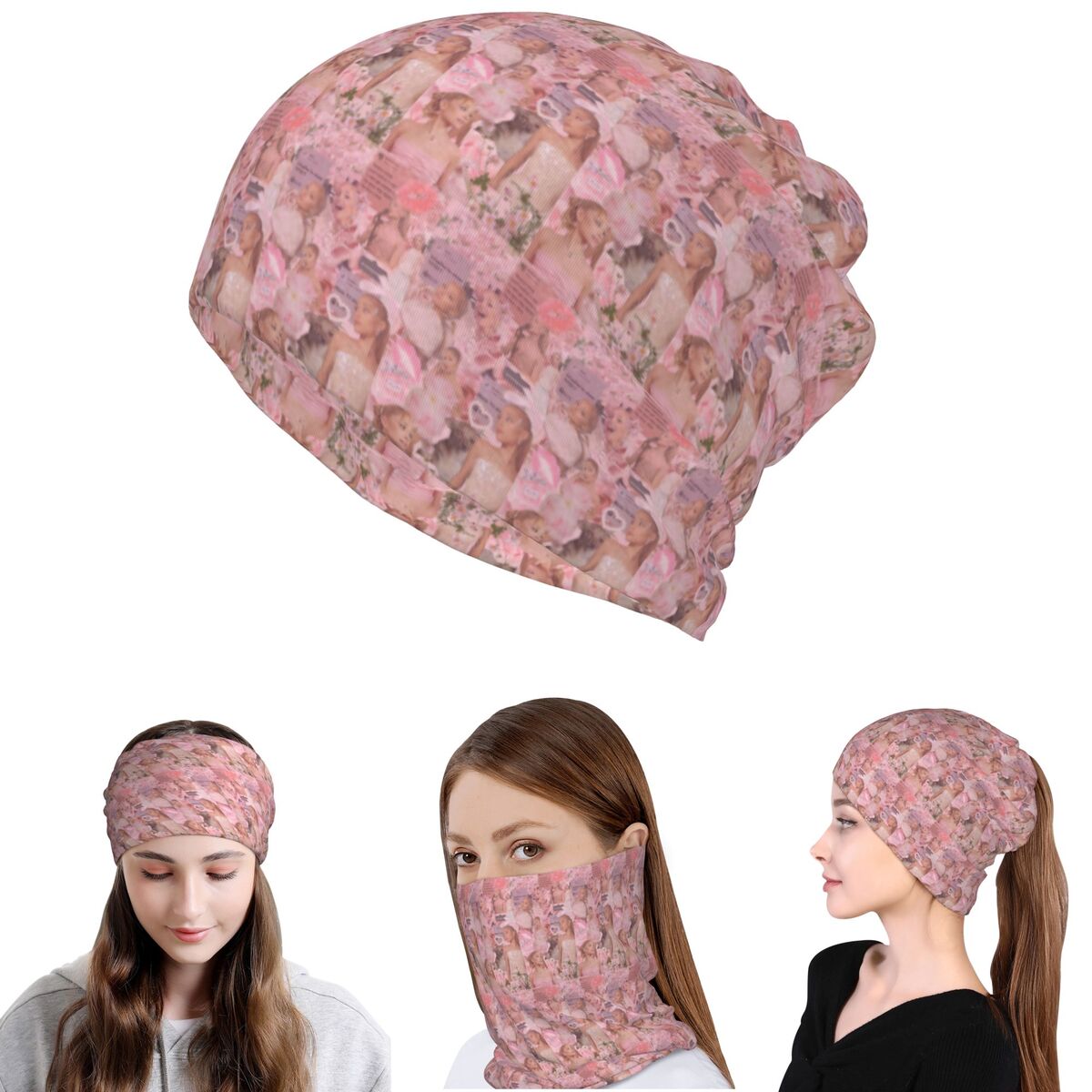 Bandana Ariana Grande Singer,  - Knit Beanie Hat Warm recensione e prezzo