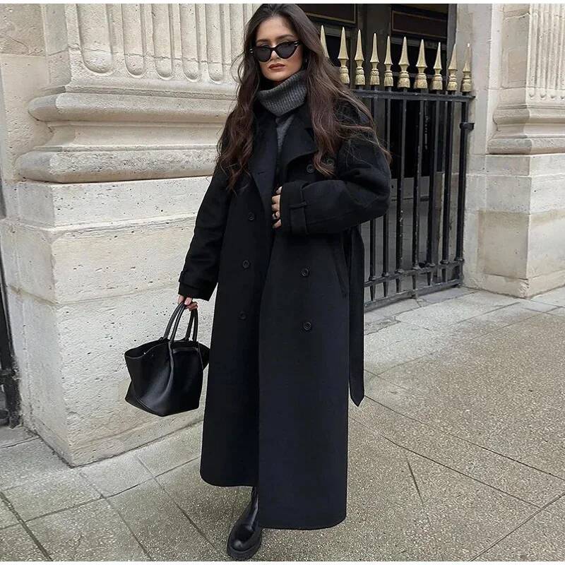 Elegante Cappotto Lungo Grigio - Wool Coat Peacoat recensione e prezzo