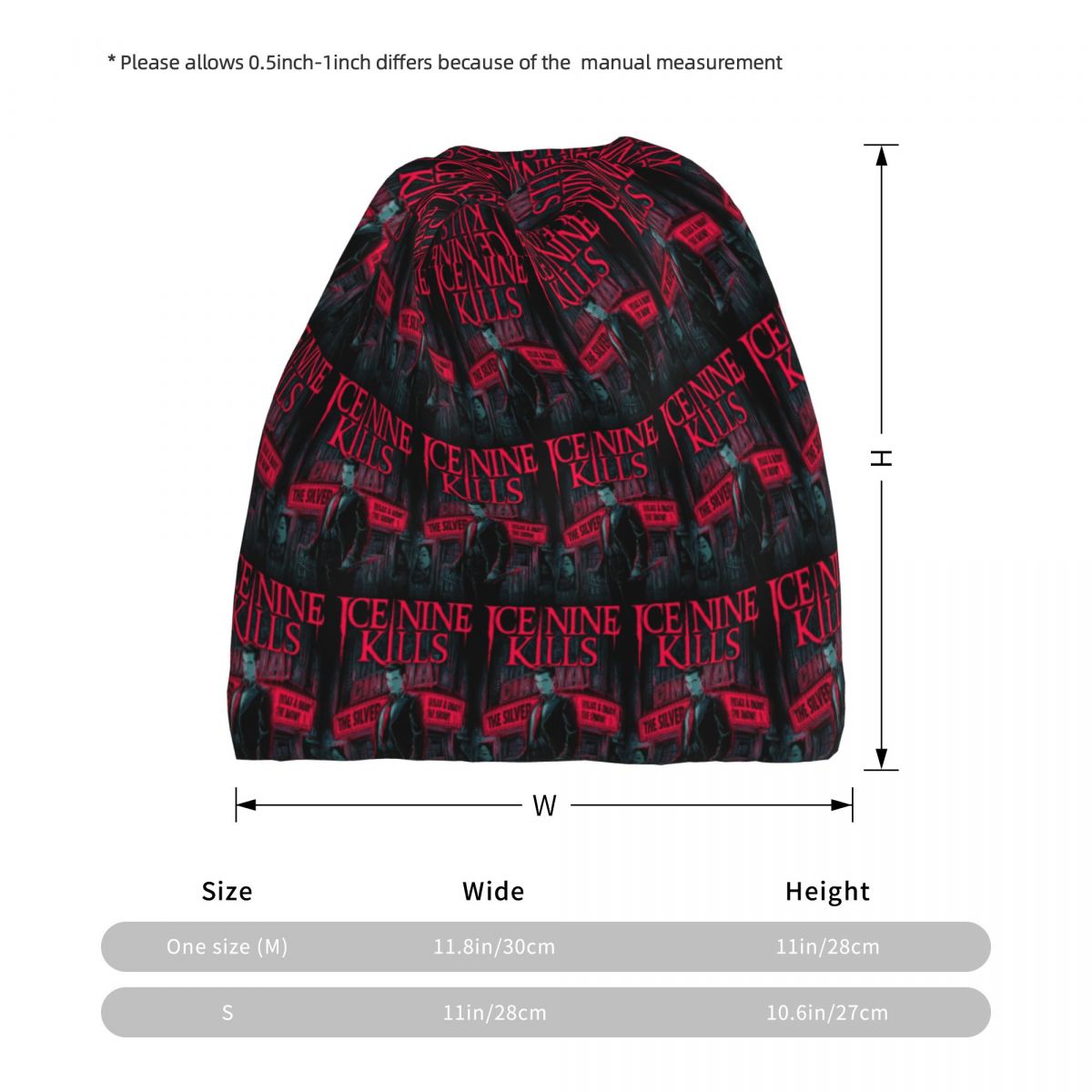 Ice Nine Kills The Silver Scre - Knit Beanie Hat Warm recensione e prezzo