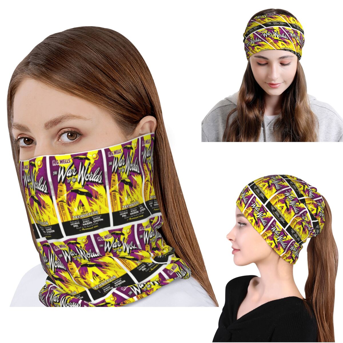War Of The Worlds Bandana Copr - Knit Beanie Hat Warm recensione e prezzo