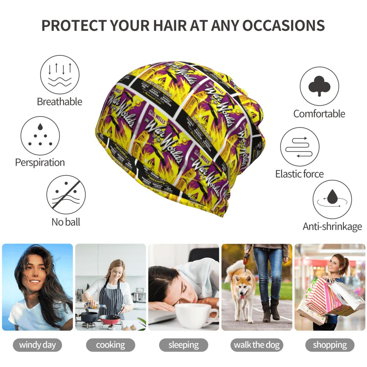 War Of The Worlds Bandana Copr - Knit Beanie Hat Warm recensione e prezzo